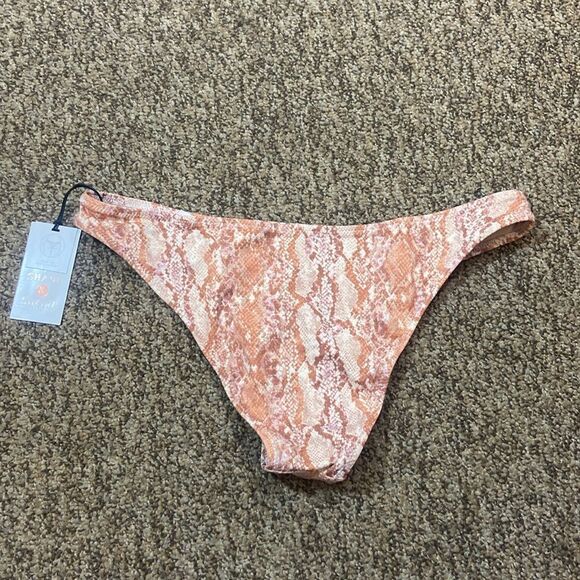 Shade & Shore Snake Print Bikini Bottom Size S (4-6) - Picture 5 of 7